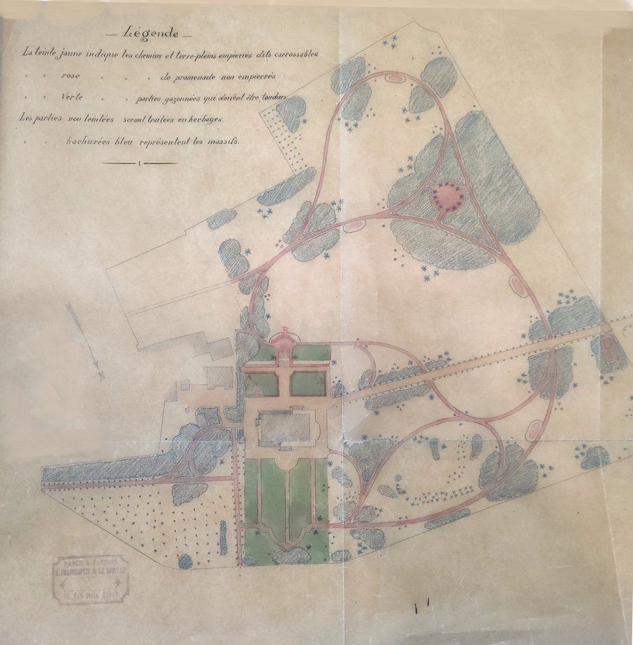 Le parc autour du château